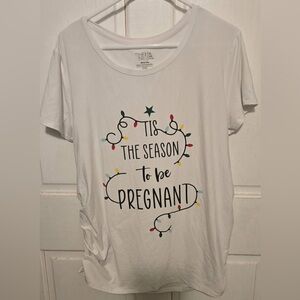 Christmas maternity shirt